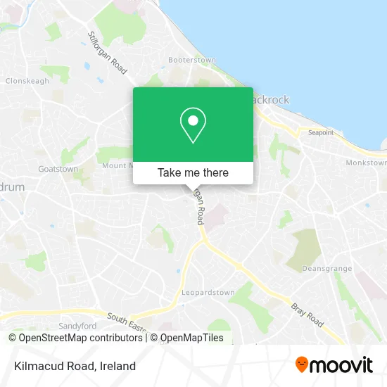 Kilmacud Road map