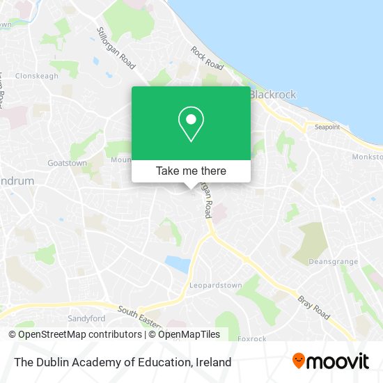 The Dublin Academy of Education map