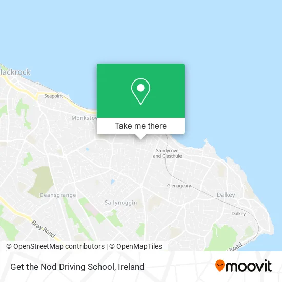 Get the Nod Driving School map