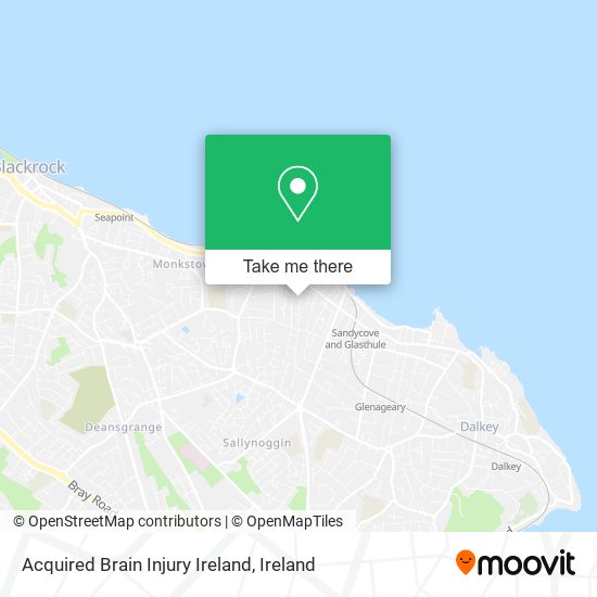 Acquired Brain Injury Ireland map