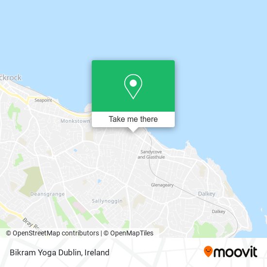 Bikram Yoga Dublin map