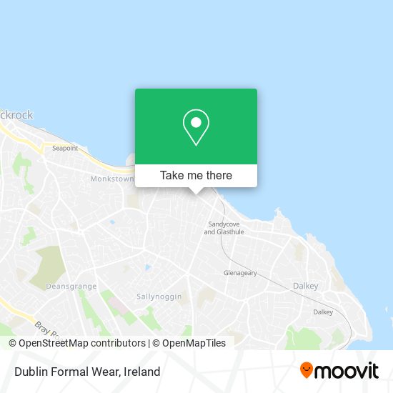 Dublin Formal Wear map