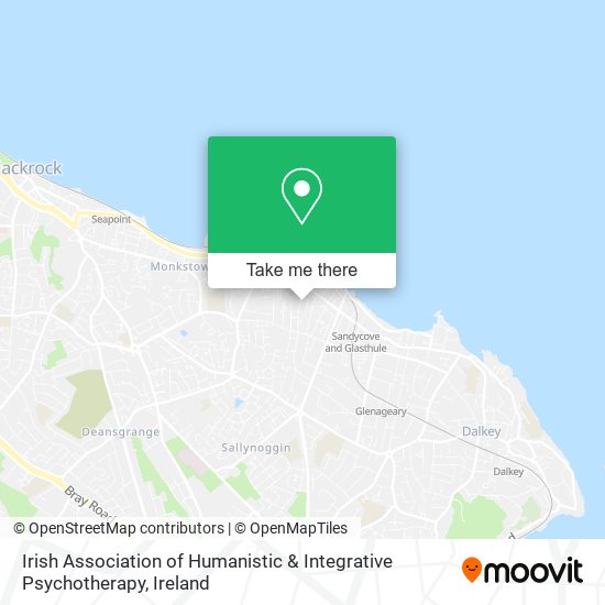 Irish Association of Humanistic & Integrative Psychotherapy map