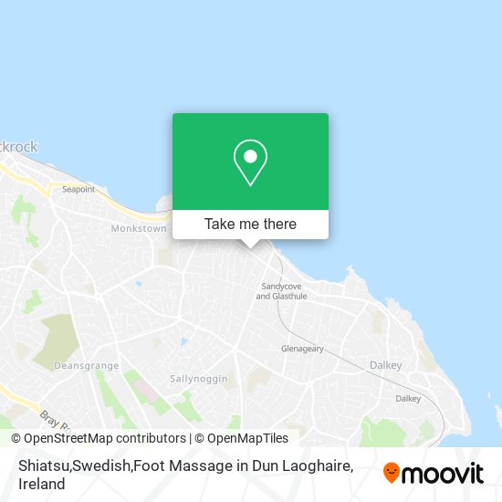 Shiatsu,Swedish,Foot Massage in Dun Laoghaire plan