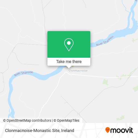 Clonmacnoise-Monastic Site map
