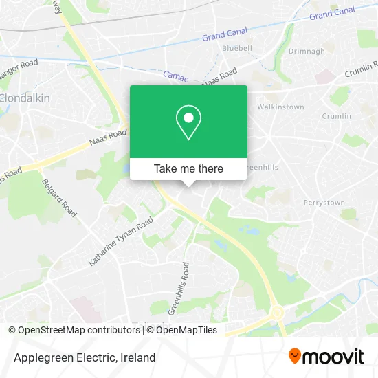 Applegreen Electric map