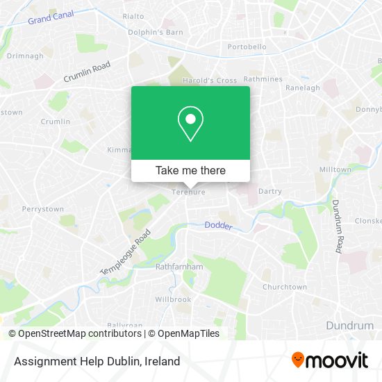 Assignment Help Dublin map
