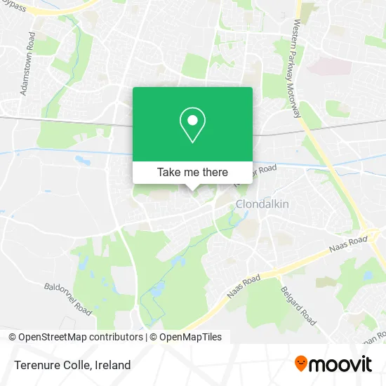 Terenure Colle map