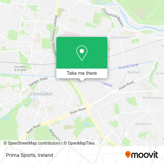 Prima Sports map