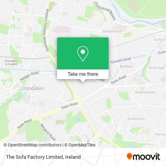 The Sofa Factory Limited map
