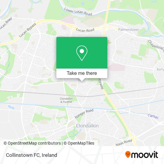 Collinstown FC map