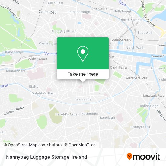 Nannybag Luggage Storage map