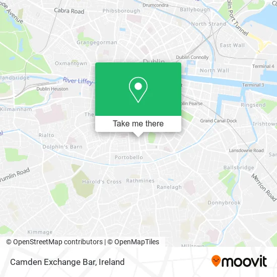 Camden Exchange Bar map