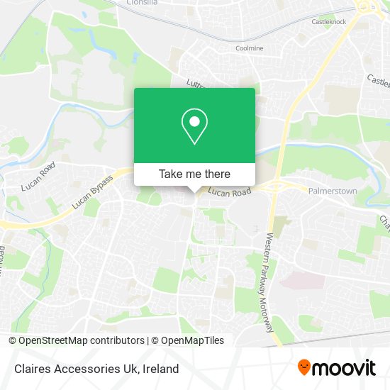 Claires Accessories Uk map