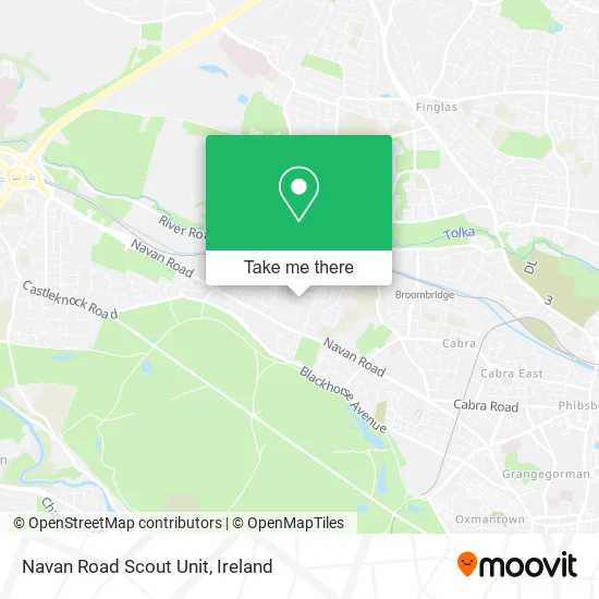 Navan Road Scout Unit map