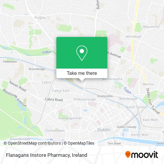 Flanagans Instore Pharmacy map