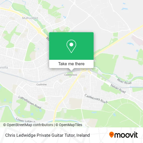 Chris Ledwidge Private Guitar Tutor map
