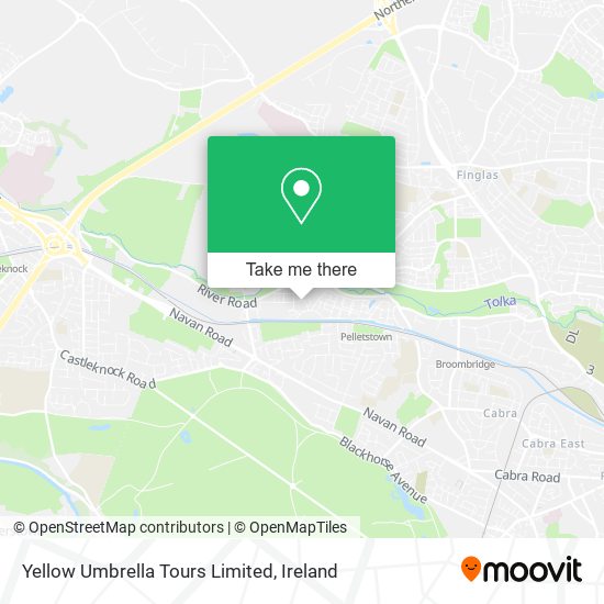 Yellow Umbrella Tours Limited map