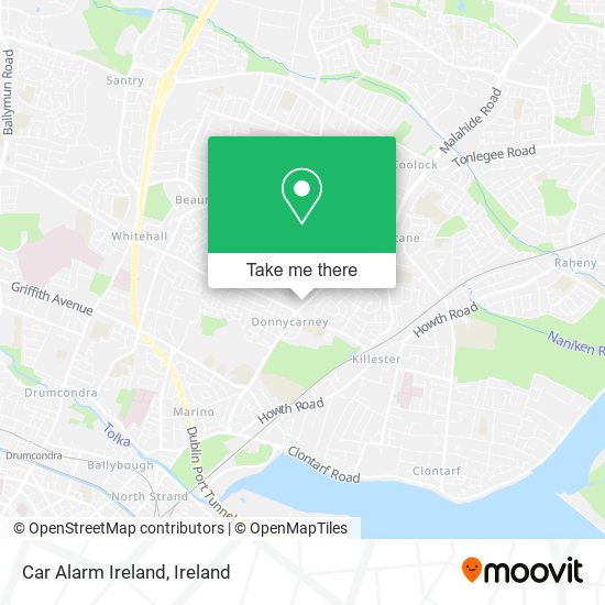 Car Alarm Ireland map