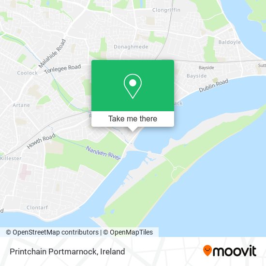 Printchain Portmarnock map