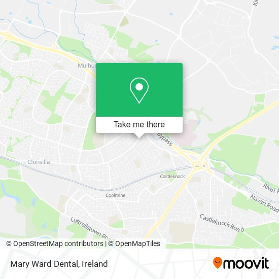 Mary Ward Dental map