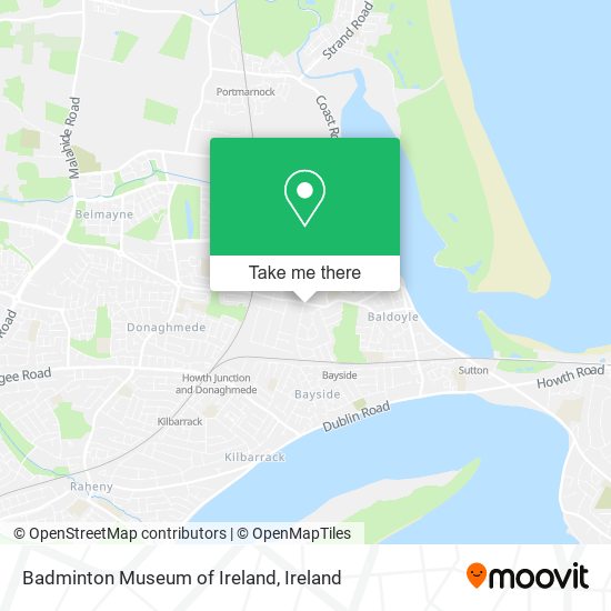 Badminton Museum of Ireland map