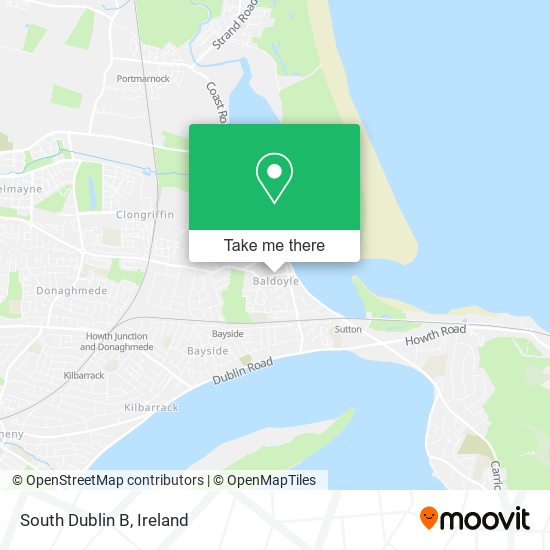 South Dublin B map
