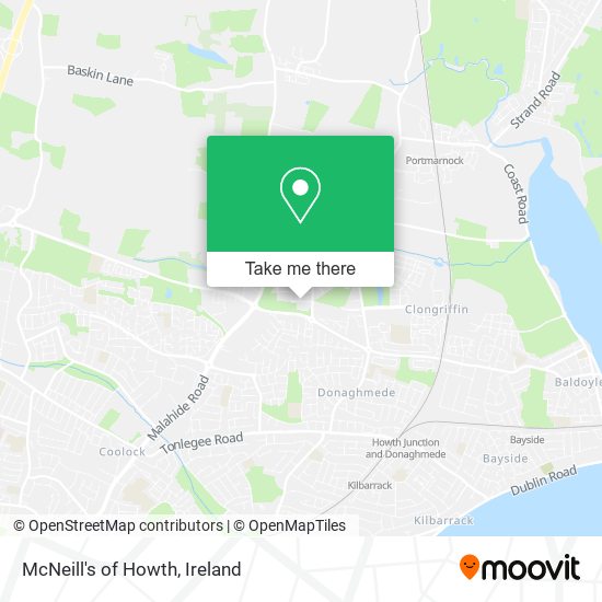 McNeill's of Howth map