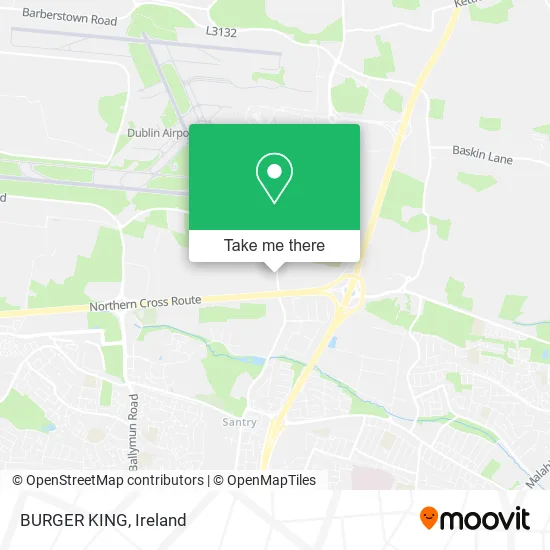BURGER KING map