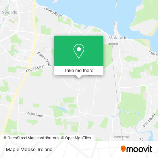 Maple Moose map