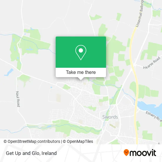 Get Up and Glo map