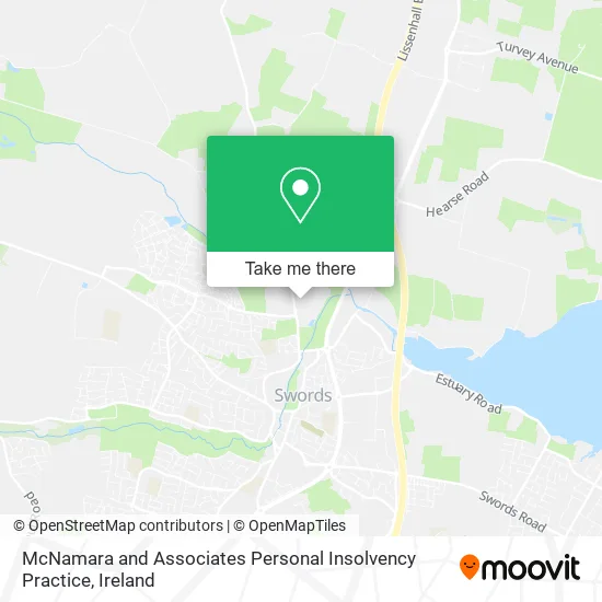 McNamara and Associates Personal Insolvency Practice map