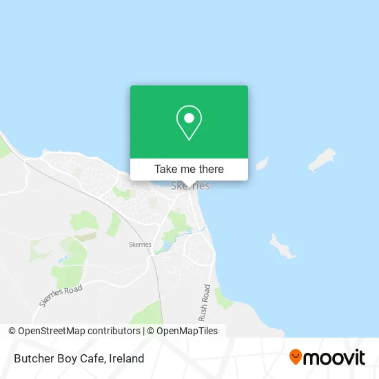 Butcher Boy Cafe map