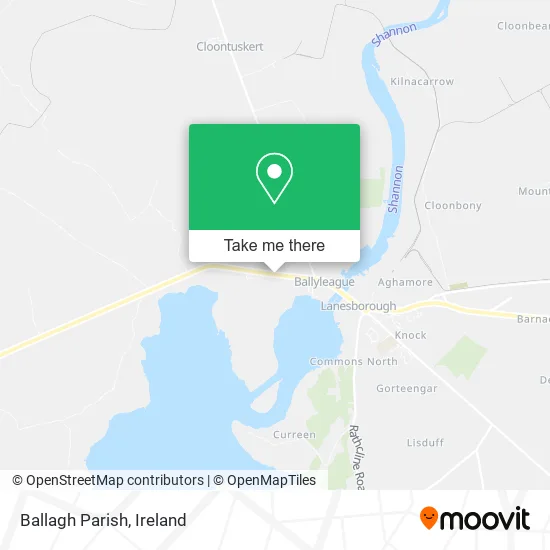 Ballagh Parish map
