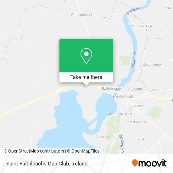 Saint Faithleachs Gaa Club map