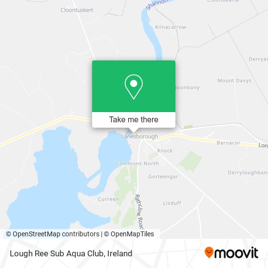 Lough Ree Sub Aqua Club plan