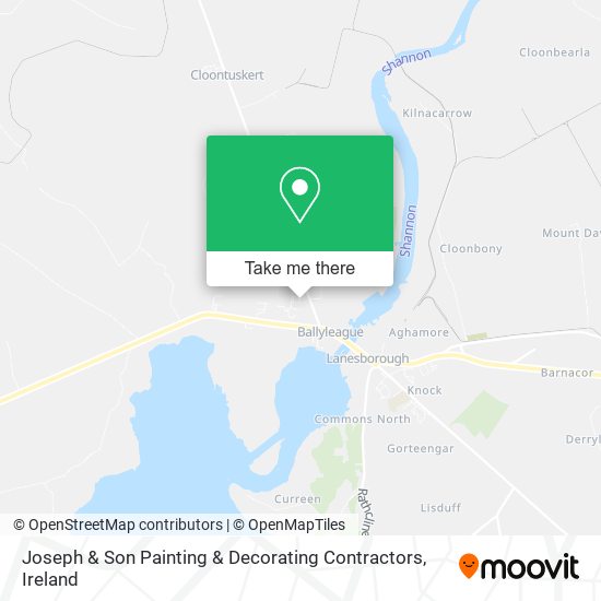 Joseph & Son Painting & Decorating Contractors map