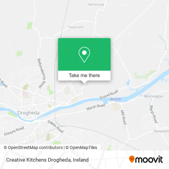 Creative Kitchens Drogheda map