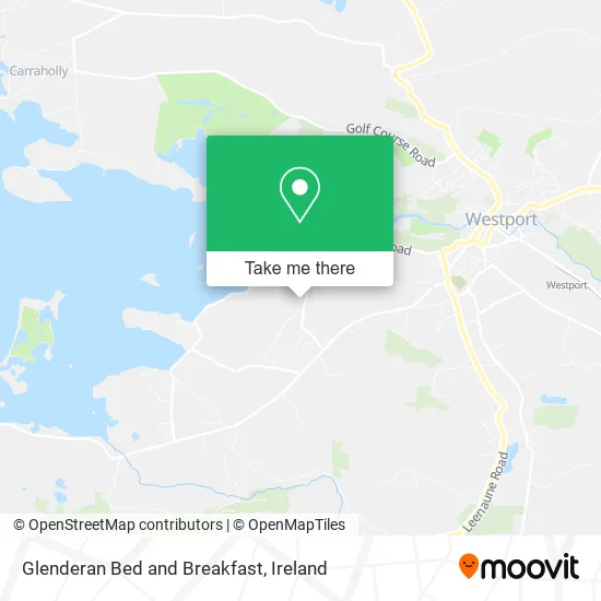 Glenderan Bed and Breakfast map