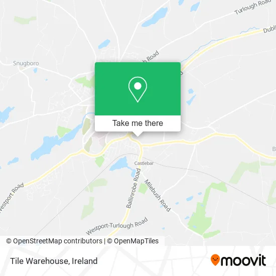 Tile Warehouse map