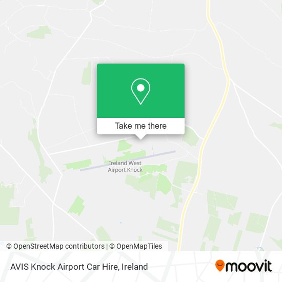 AVIS Knock Airport Car Hire map
