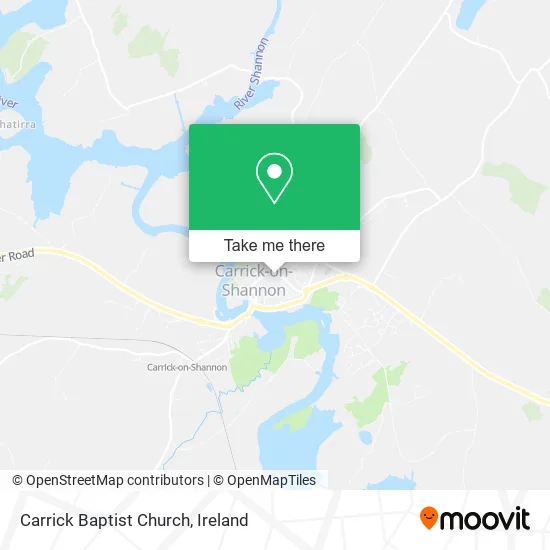 Carrick Baptist Church map