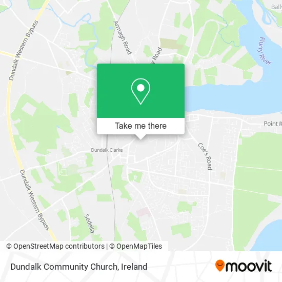 Dundalk Community Church map