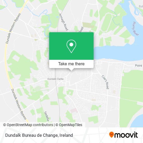 Dundalk Bureau de Change map