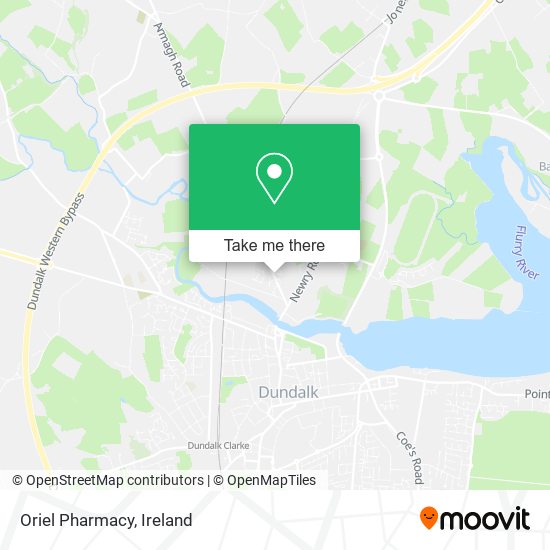 Oriel Pharmacy map