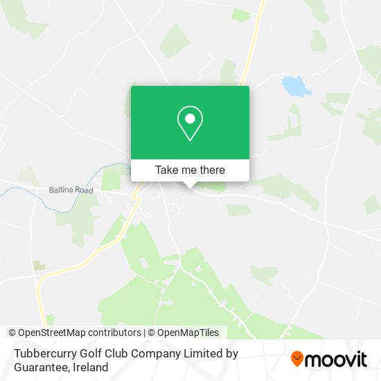 Tubbercurry Golf Club Company Limited by Guarantee map