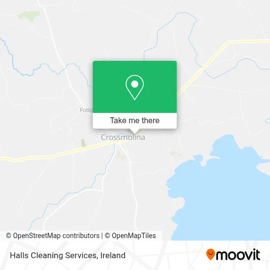 Halls Cleaning Services map