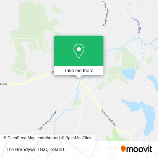 The Brandywell Bar map
