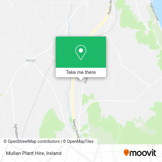 Mullan Plant Hire map