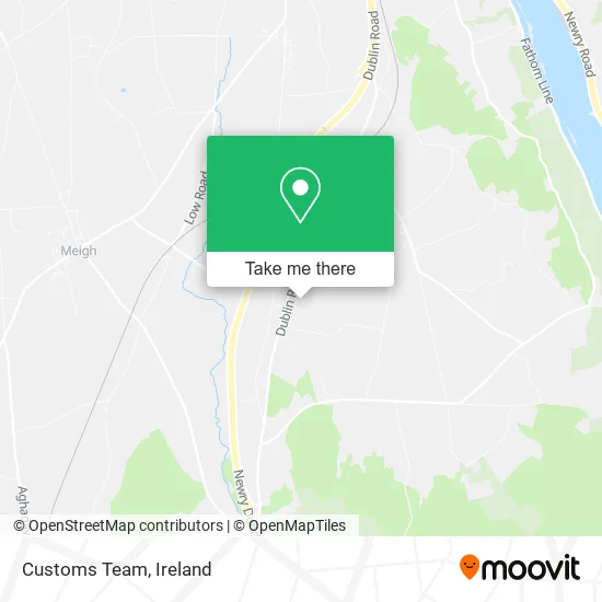 Customs Team map